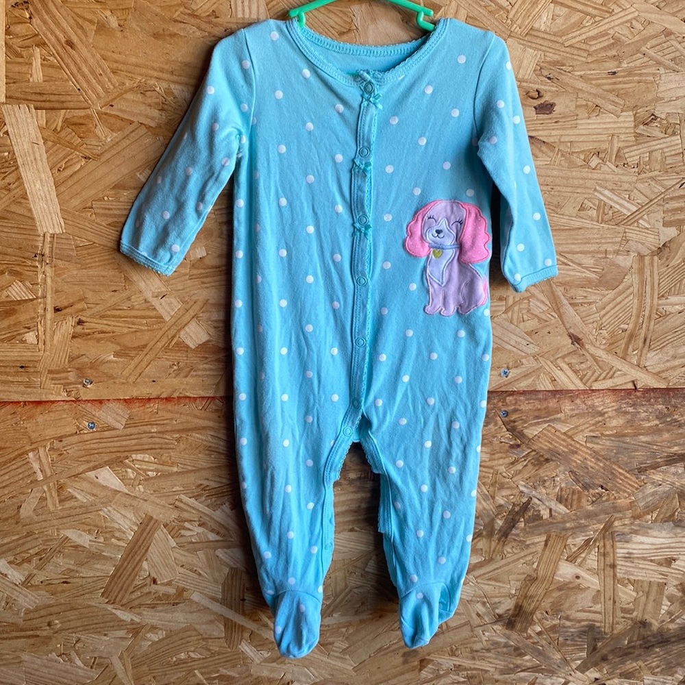 Blue Sleeper with Footies